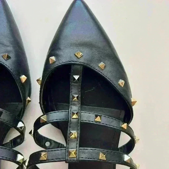 Marc fisher studded flats sandals slides - Picture 3 of 13